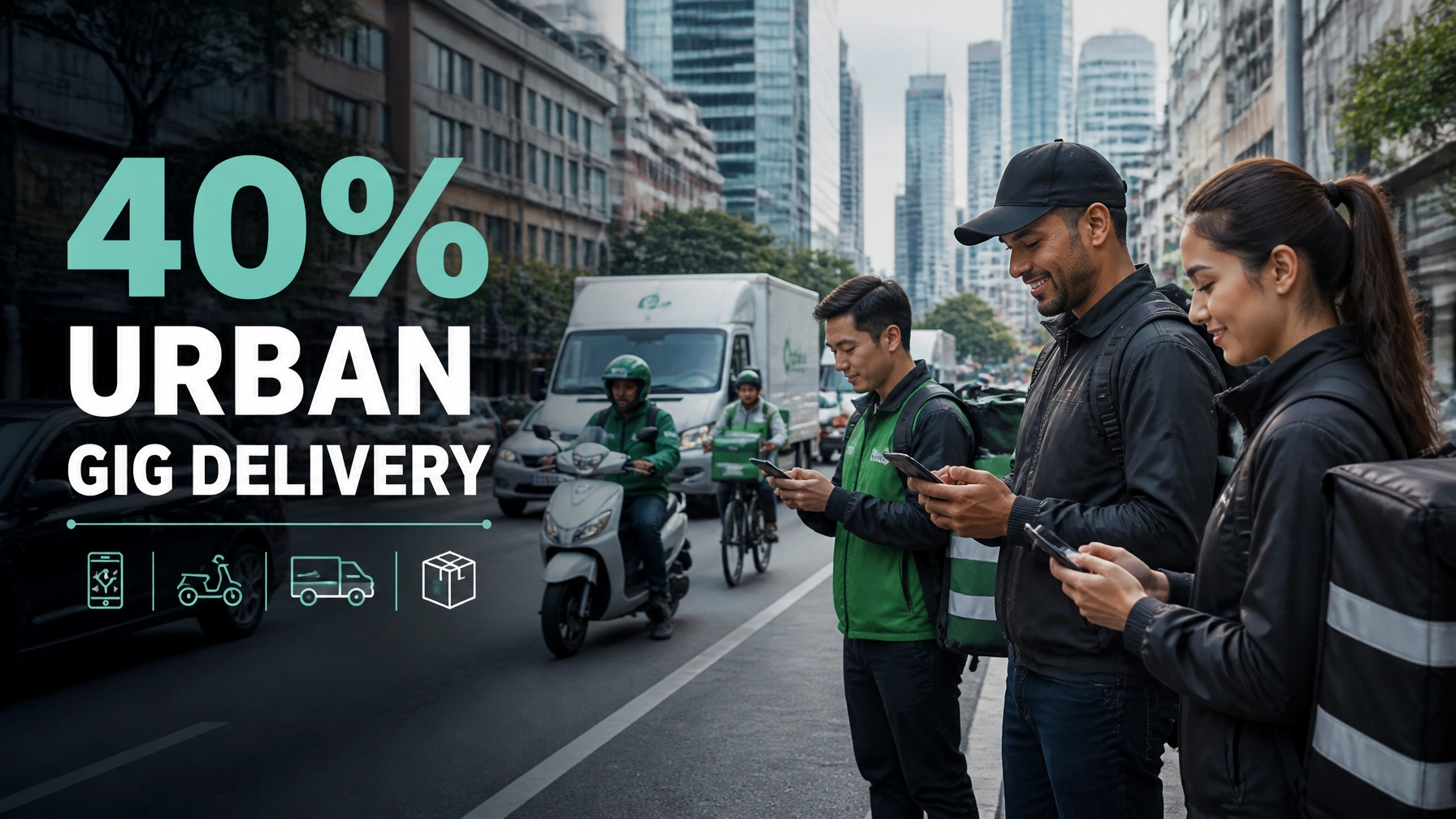 Uber Direct, Walmart Spark, Amazon Flex : How Gig Delivery Is Reshaping 40% of Urban Logistics