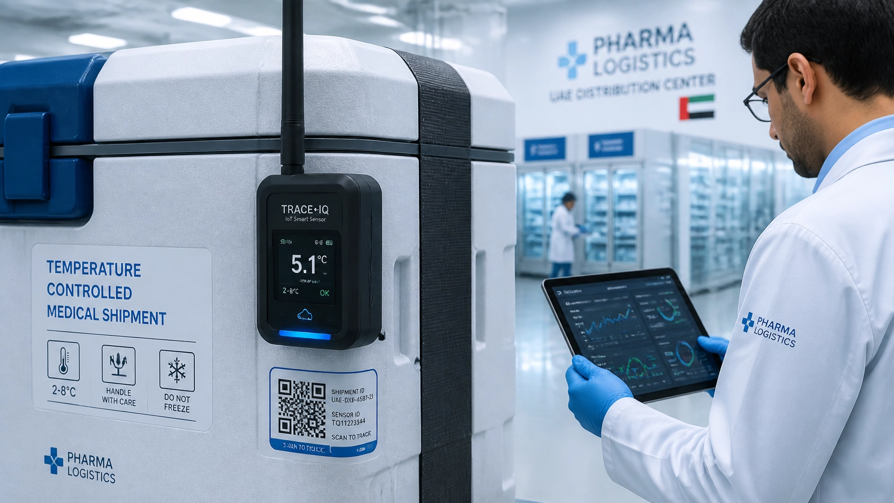 Cold chain monitoring with IoT sensors