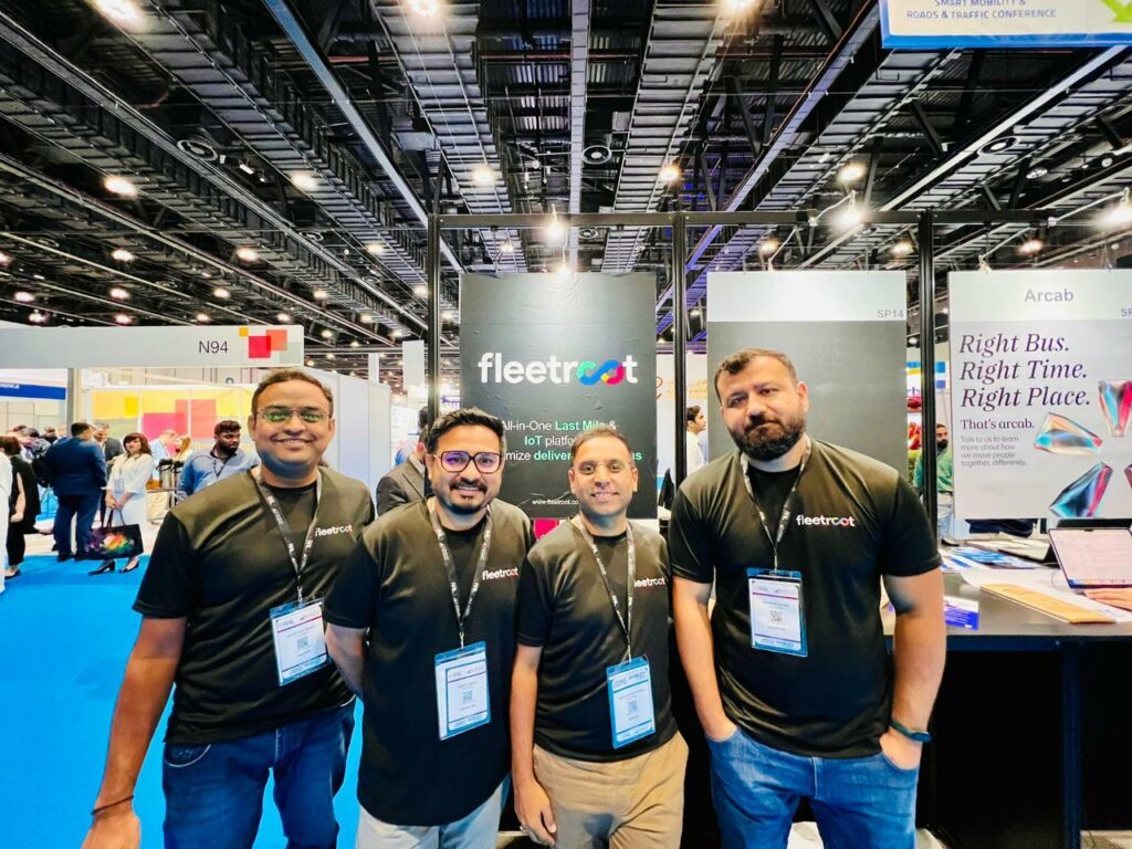 Fleetroot team at an industry exhibition